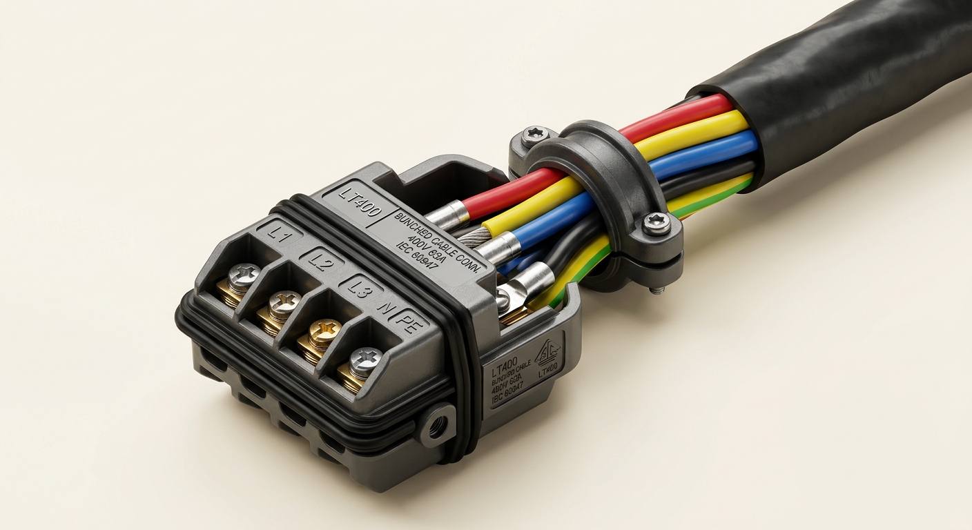 LT Connector for Bunched Cable