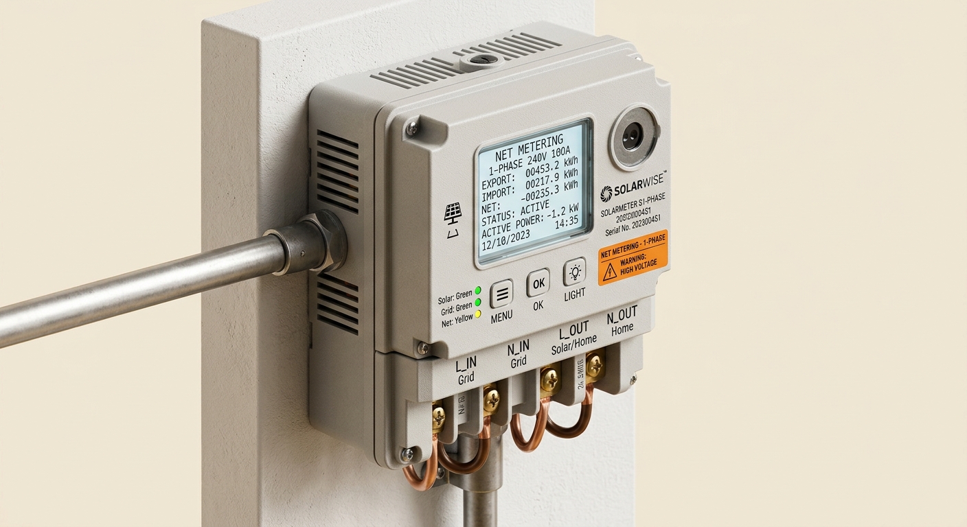 Single Phase Solar Net Meter