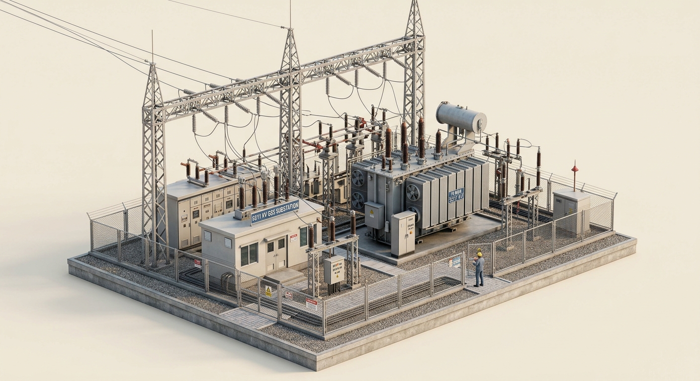 33/11 KV GSS Structure